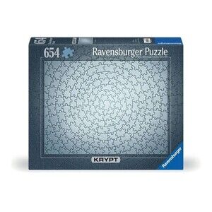 Krypt Silver 654 Piece Jigsaw Puzzle Ravensburger New open box as pictured